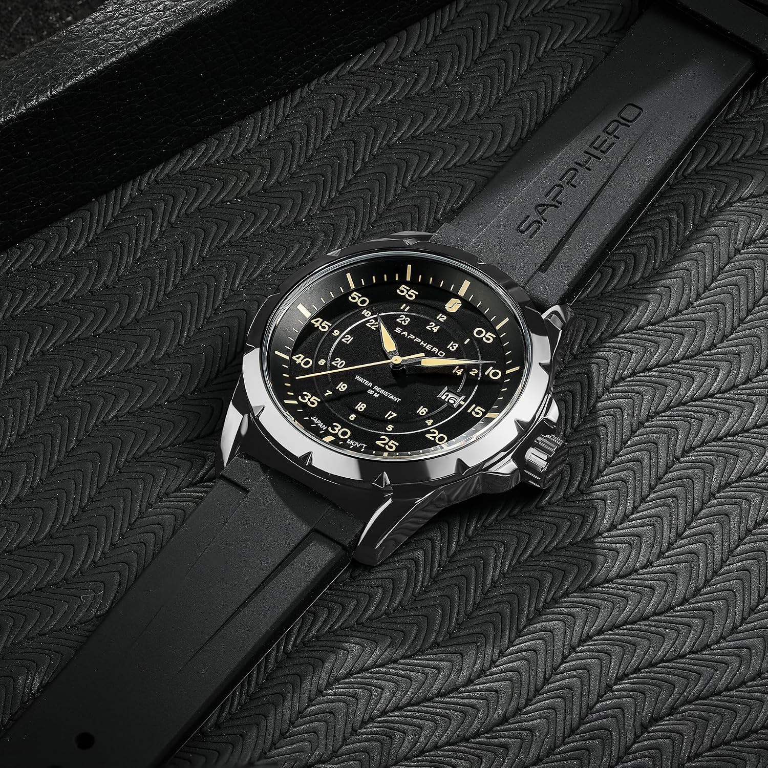 Detalle de SAPPHERO orologio rotondo 50M