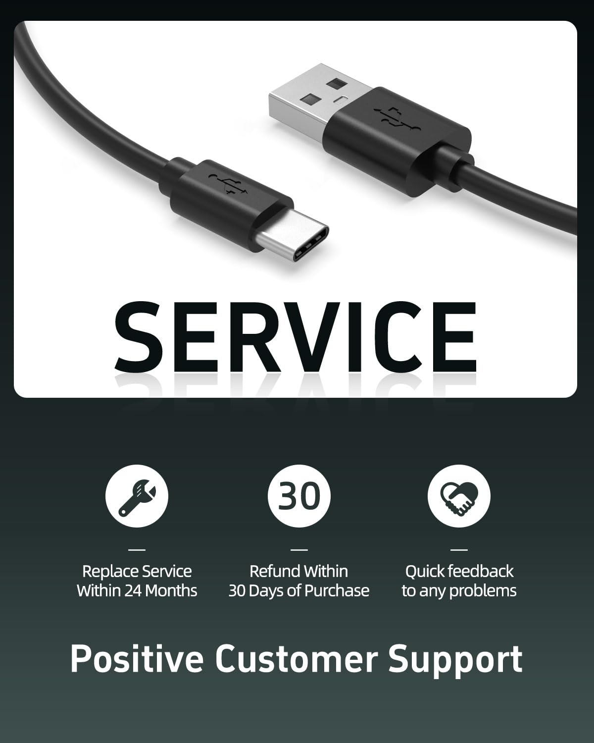 Thumbnail 6 de Superer SP-04380 10 ft USB-C Charging Cable for PS5 and Xbox Controllers