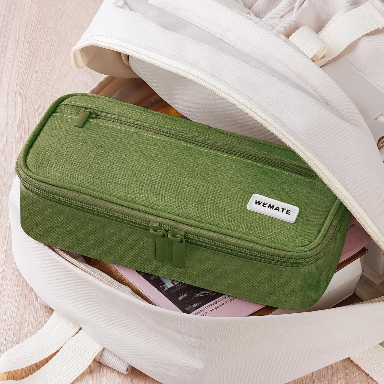 Thumbnail 6 de WEMATE large pencil case 9 x 4.3 x 2.4in