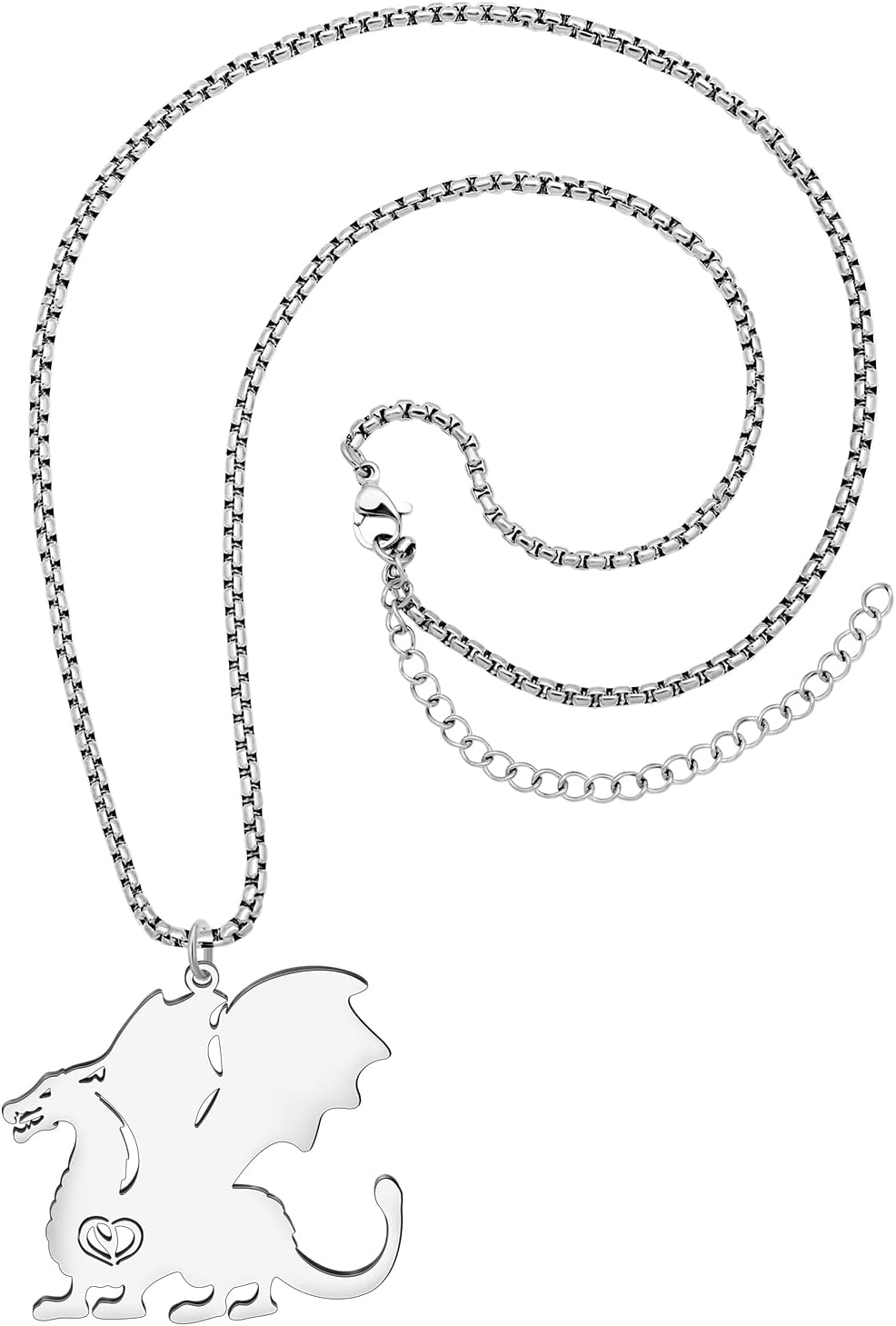 Thumbnail 3 de YAYAKO Collier Dragon Acier Inoxydable