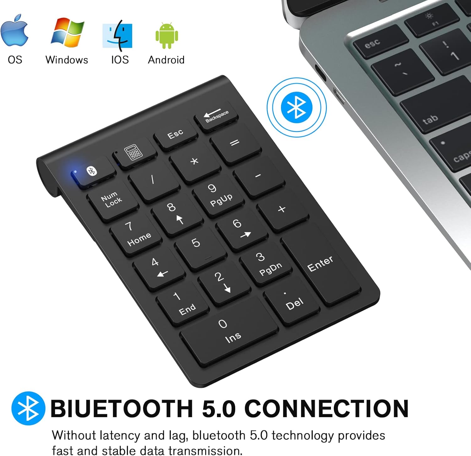 Thumbnail 4 de cimetech Bluetooth Numpad mit 22 Tasten