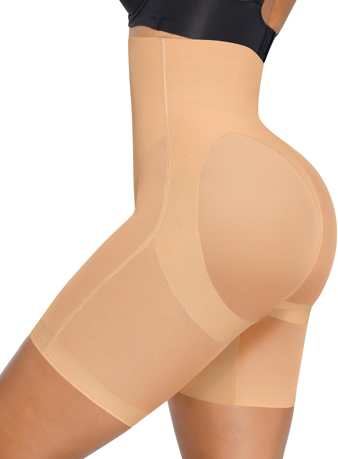 Detalle de SHAPELLX Shapewear for Women High Waist Tummy Control Shorts 🍑