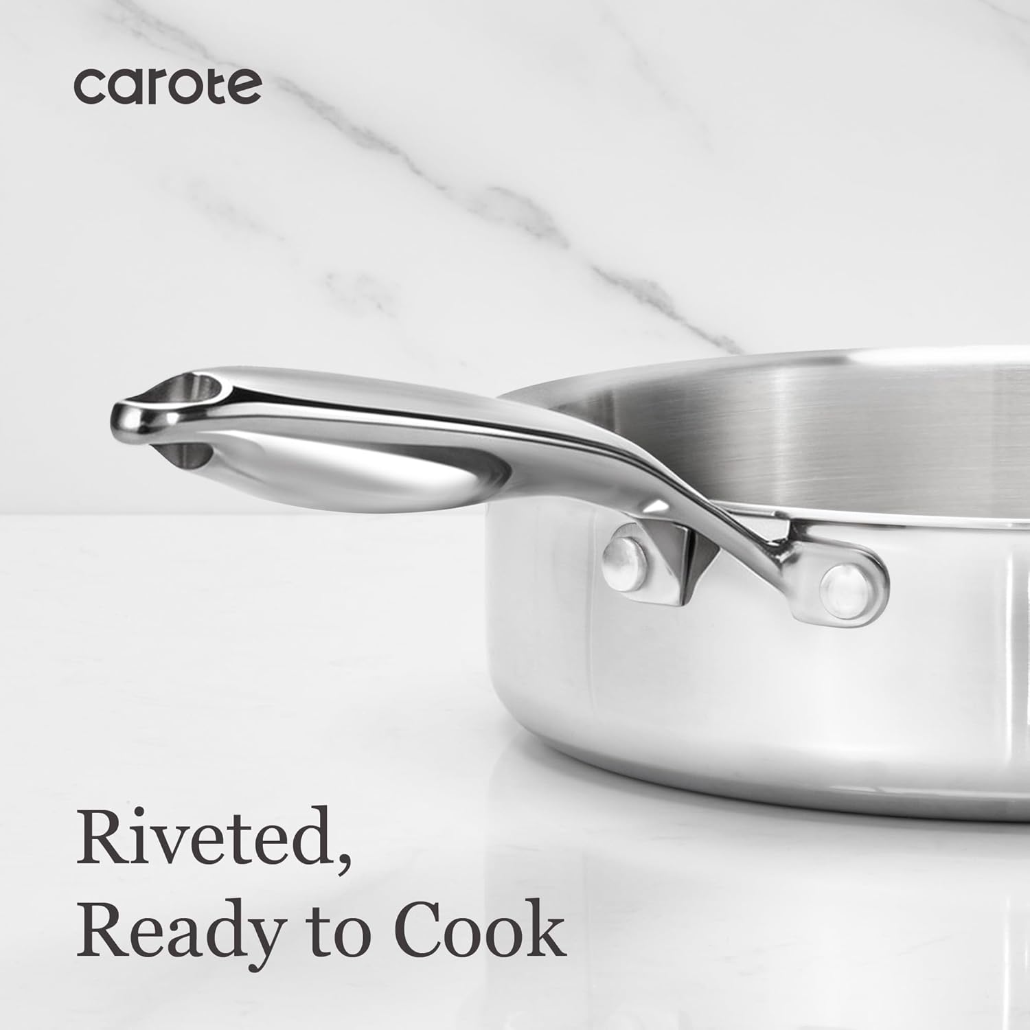 Thumbnail 5 de CAROTE 21-Piece Tri-Ply Stainless Steel Cookware Set (Pots and Pans) for Induction Cooking