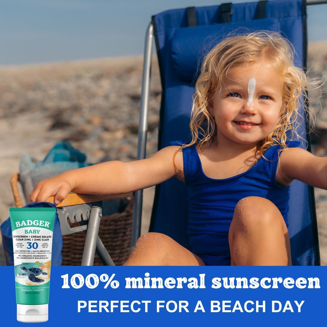 Detalle de Badger Baby & Toddler Mineral Sunscreen SPF 30