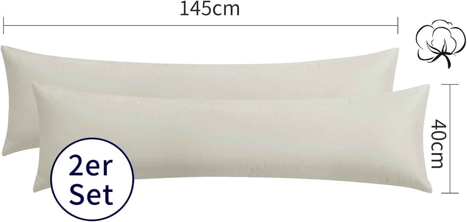 Thumbnail 6 de Aisbo Seitenschläferkissen Bezug 40x145 Baumwolle