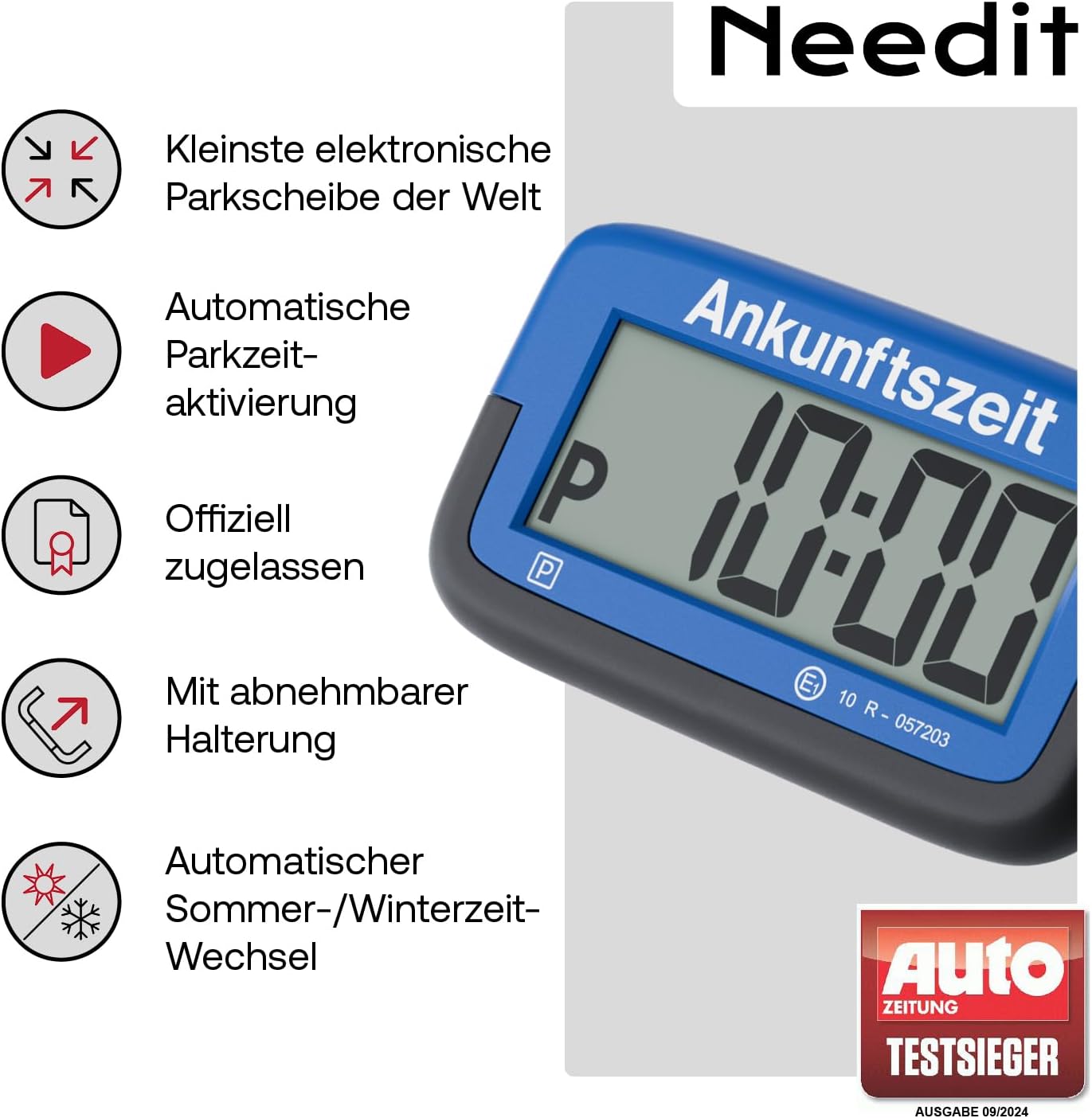 Thumbnail 1 de Needit Park Micro 9,4 mm elektronische Parkscheibe