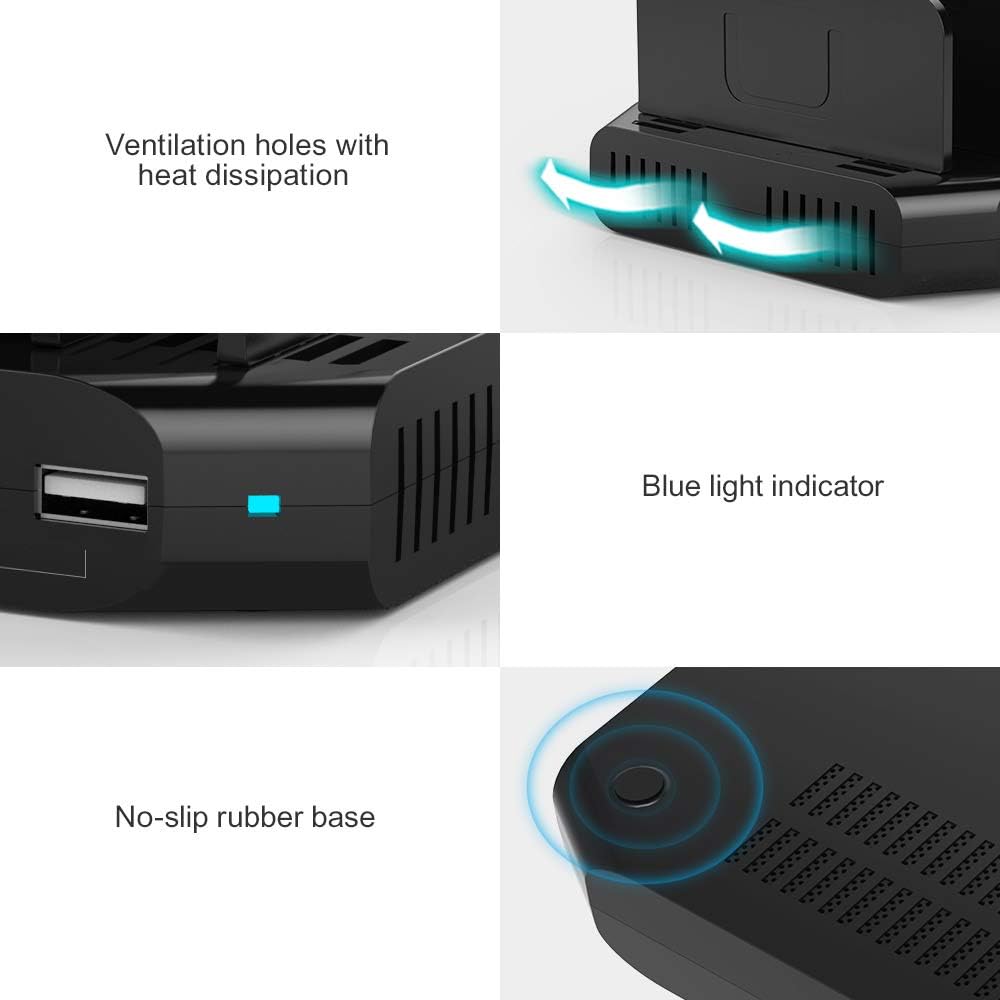Thumbnail 6 de Alxum 60W Station de Charge USB à 10 ports – Station de recharge multifonction pour téléphones et tablettes