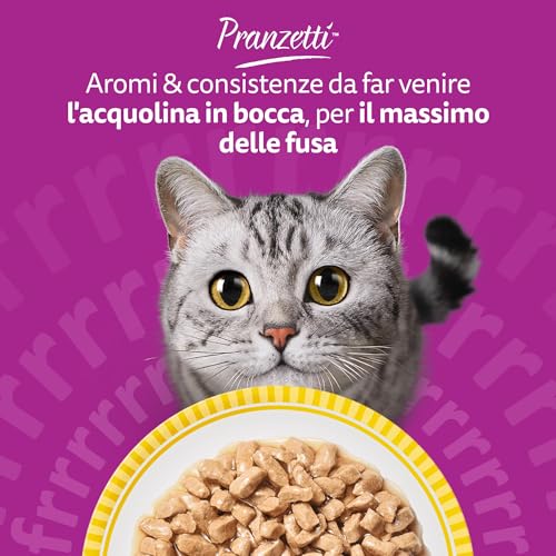 Thumbnail 7 de Whiskas Pranzetti Cibo Umido in Salsa per Gatti adulti Senior 7+ Pollame – Confezione da 12 porzioni