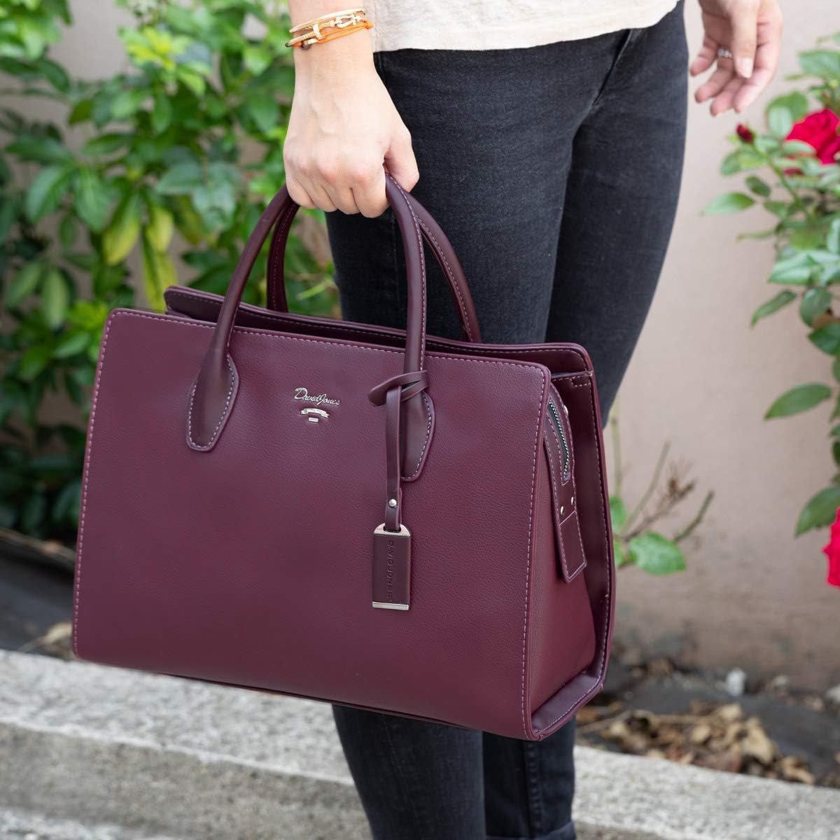 Thumbnail 3 de David Jones Bolso Tote 34x26x14 cm rosa