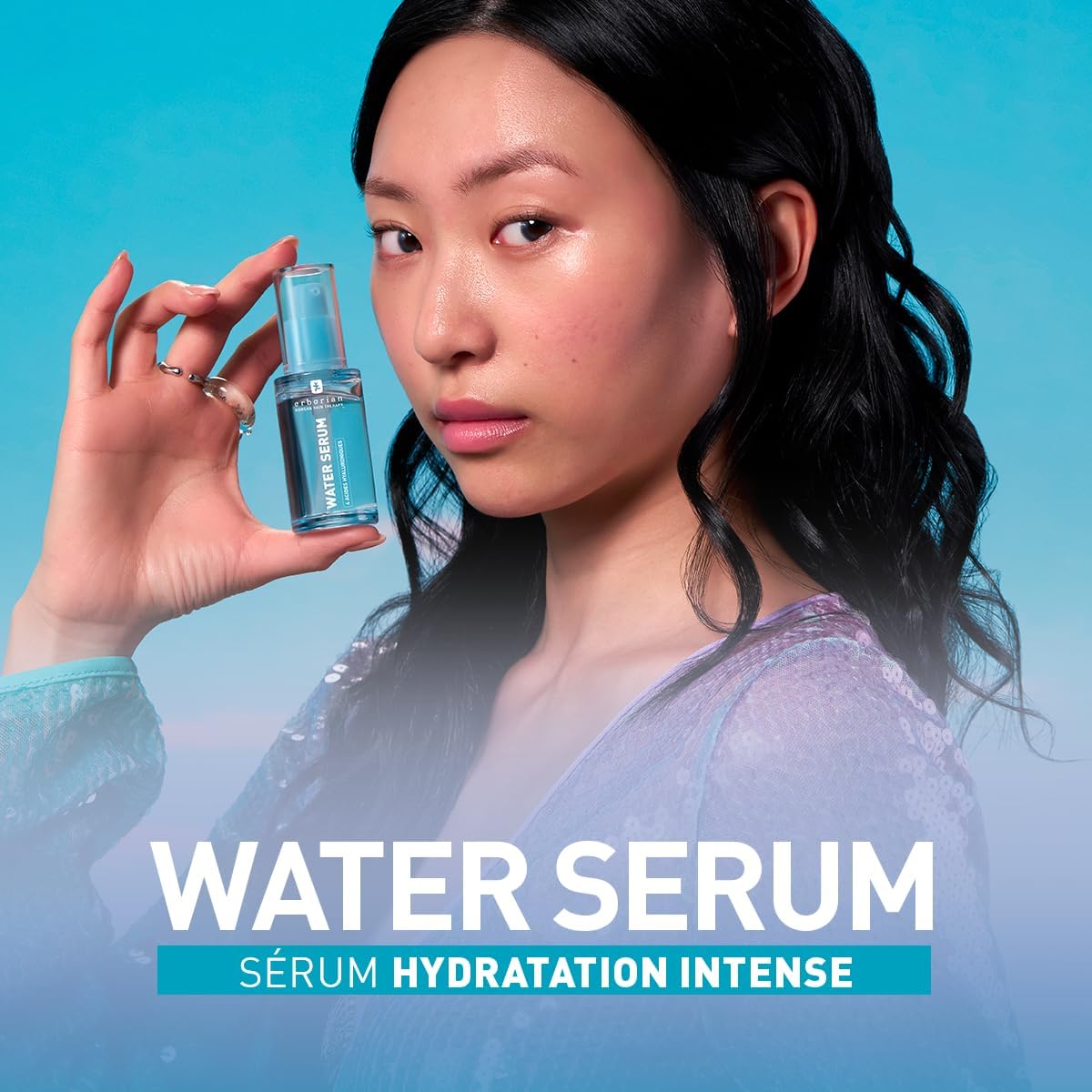 Detalle de Erborian Water Serum : Sérum hydratation intense pour peau repulpée et lumineuse
