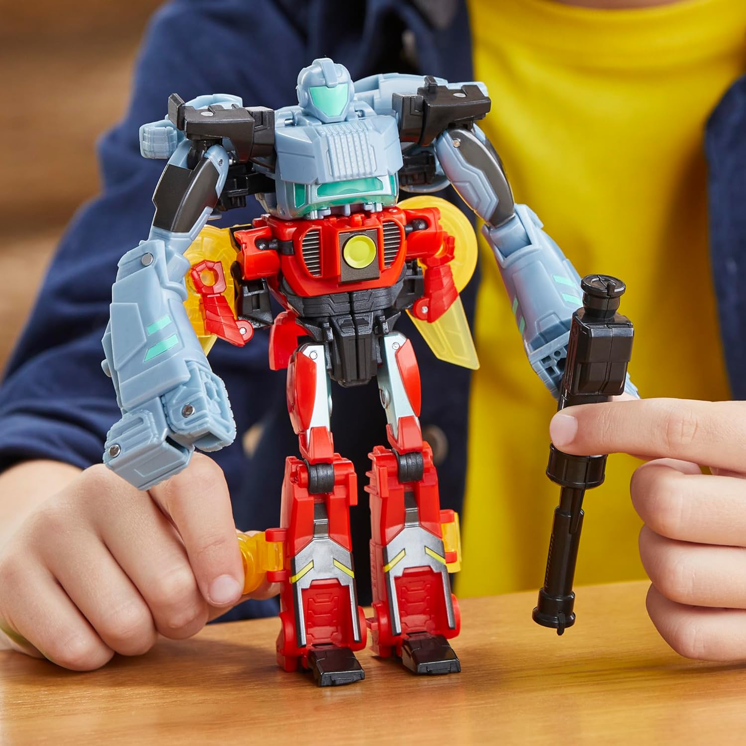 Detalle de Transformers EarthSpark Cyber-Combiner Terran Twitch & Robby Malto Action-Figuren-Set