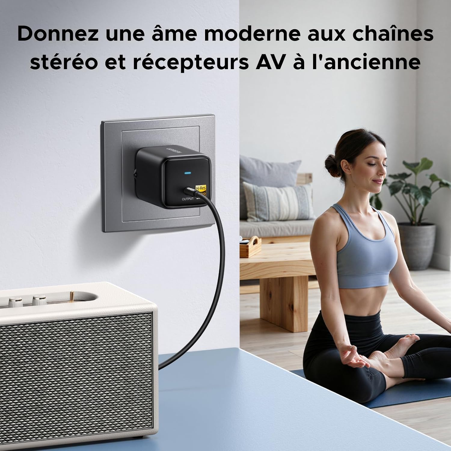Detalle 1 de UGREEN Récepteur Bluetooth 6.0 LDAC