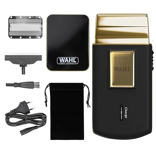 Detalle de Wahl Travel Shaver Gold Edition afeitadora eléctrica sin cable