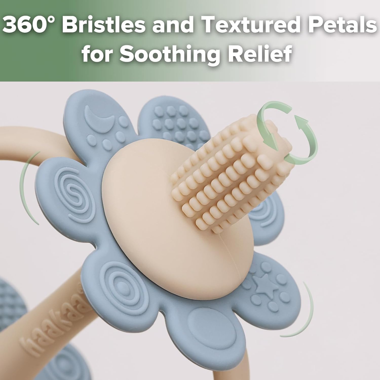 Thumbnail 2 de haakaa Silicone Baby Teether Toy 360° baby toothbrush head