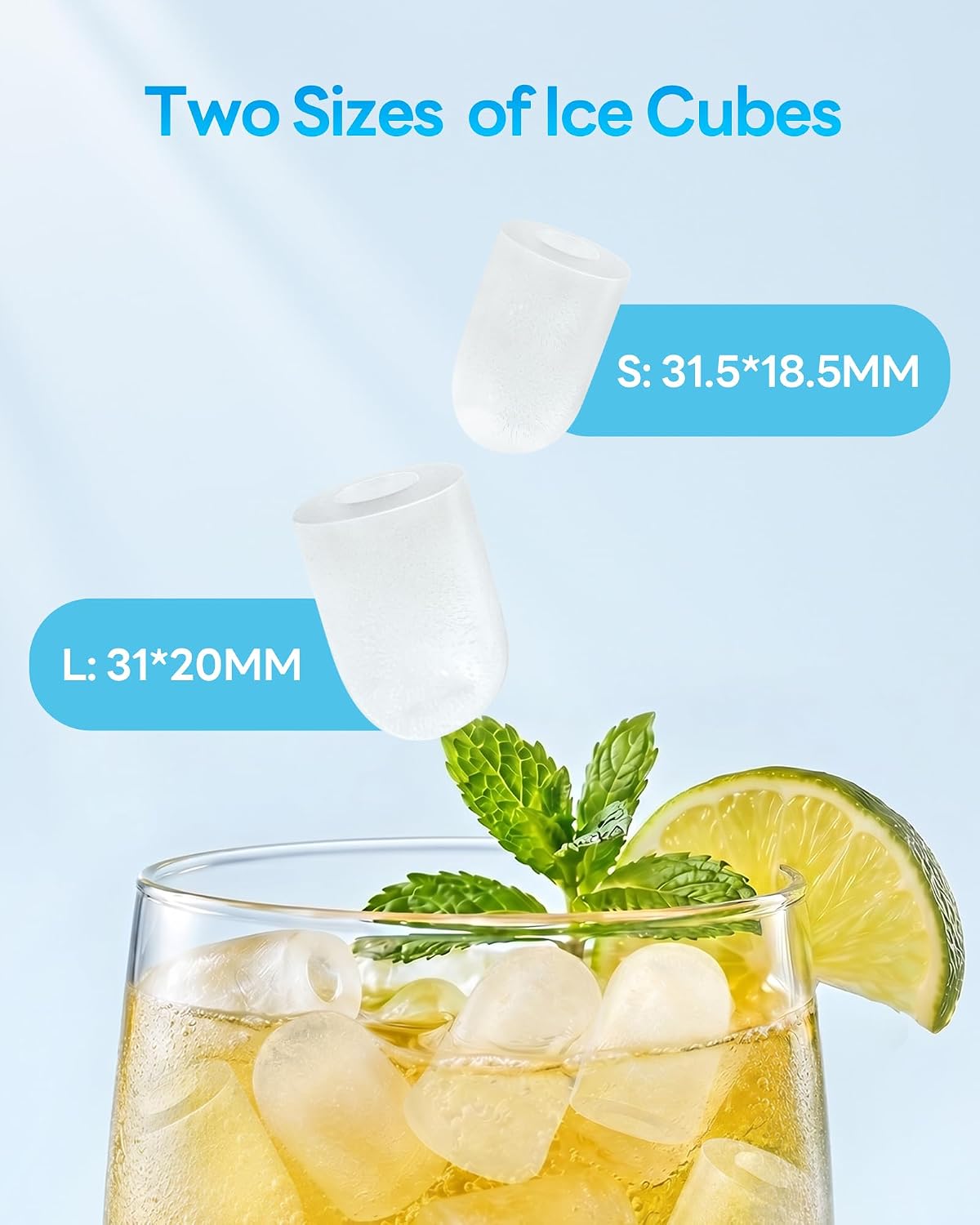Detalle 2 de Sencre Countertop Ice Maker 26.5 lbs/24h