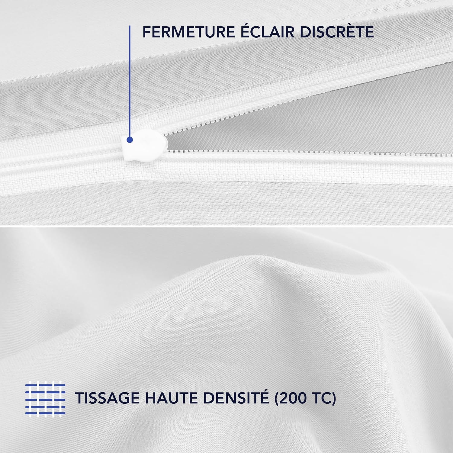 Thumbnail 4 de Dreamzie Housse de couette satin T200 200x200