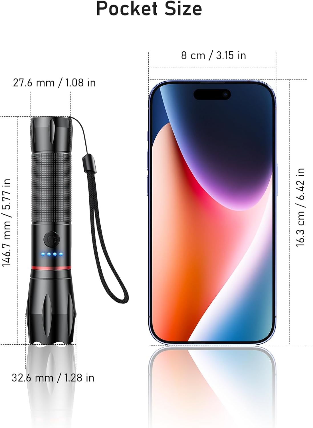 Thumbnail 6 de Blukar Taschenlampe 2000 Lumen, 2er-Set 🔦