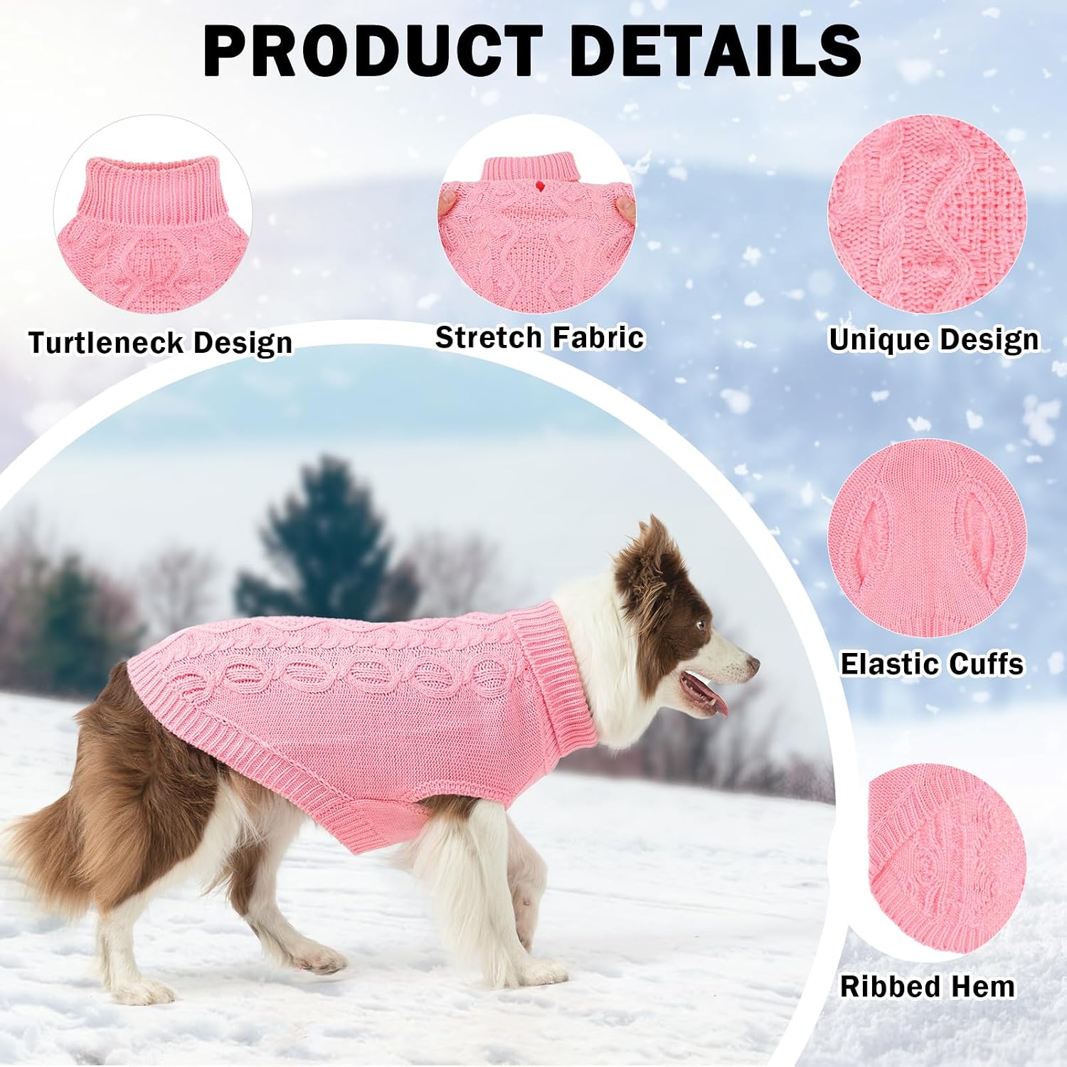 Detalle de SCENEREAL Dog Sweater, Size L