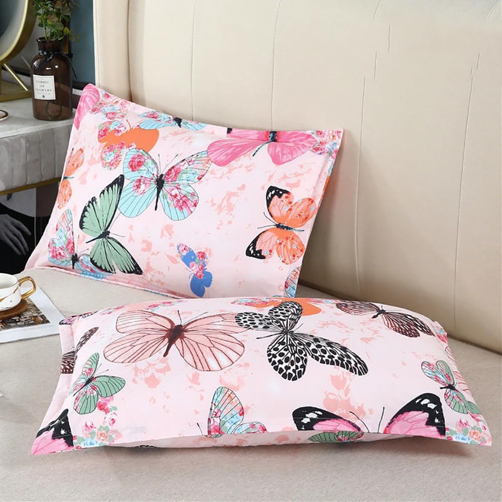 Detalle de AShanlan Musselin Kissenbezug 40 x 80 cm – 2er Set aus 100% Baumwolle Musselin