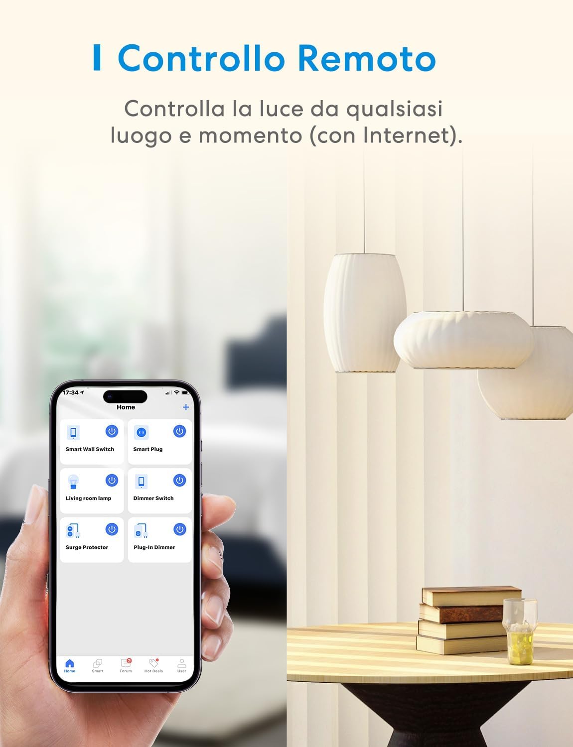 Thumbnail 6 de meross Interruttore WiFi Matter MSS815 (1 via) con filo neutro richiesto: controllo luci e monitoraggio consumi