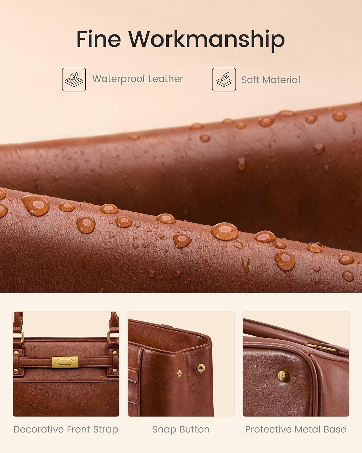 Detalle de LOVEVOOK Laptop Tote Bag, 15.6-Inch