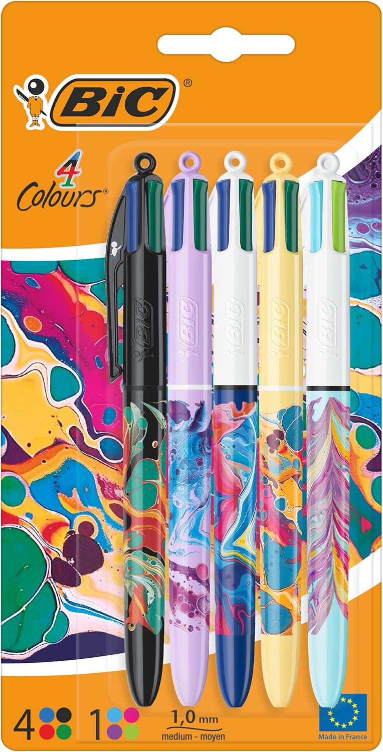 Detalle de BIC 4 Colours All In One Pen 5 Pack