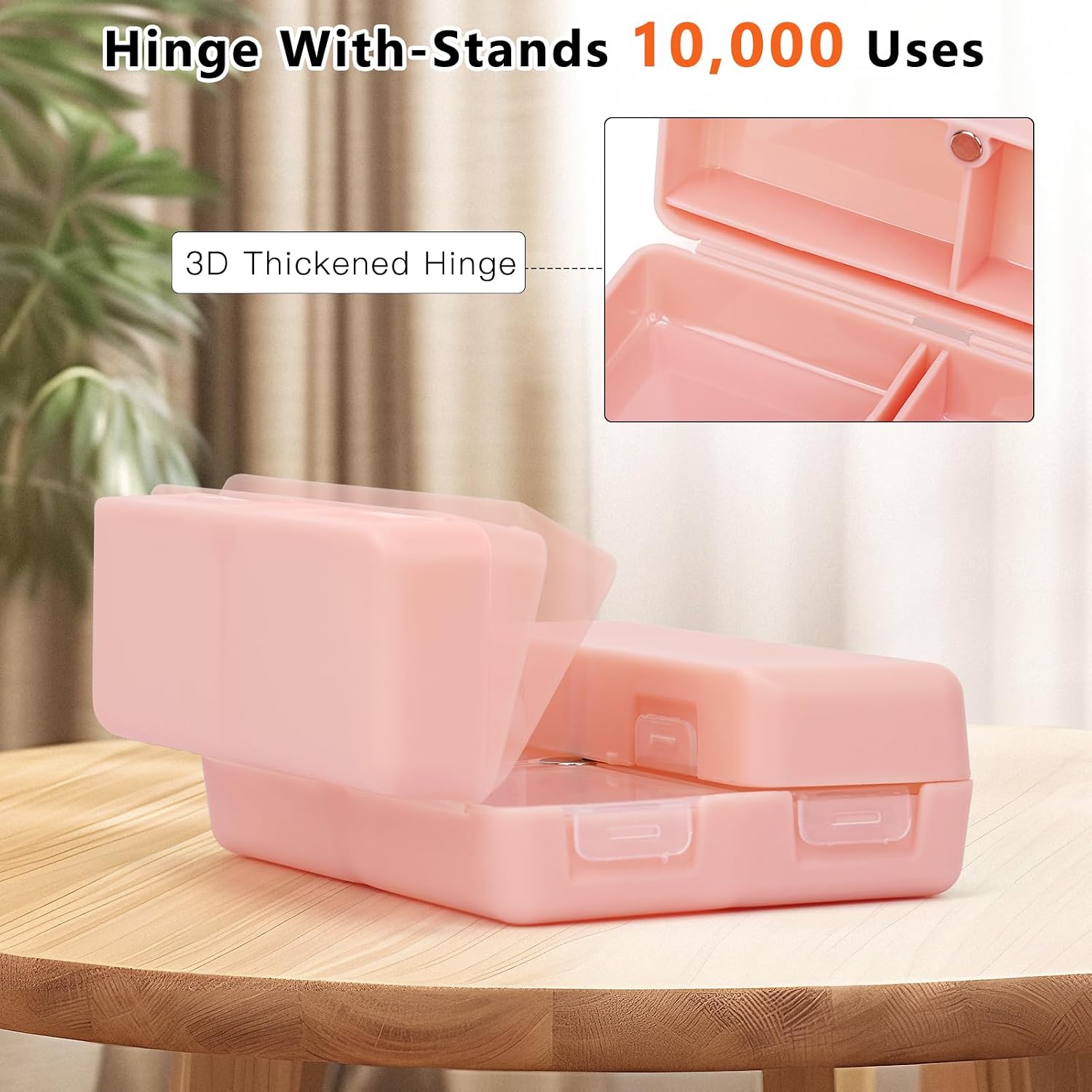 Detalle 2 de FYY Daily Pill Organizer: 7-Compartment Foldable Pill Case for Travel