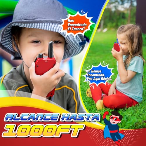 Detalle de Toyokid Walkie Talkie para niños (3–10 años): comunicación clara y juego al aire libre