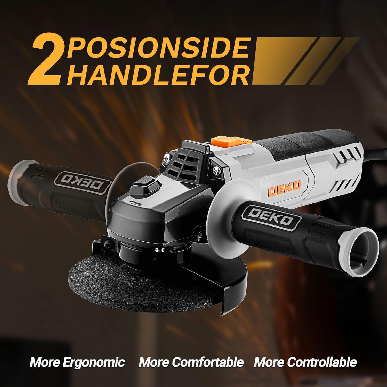 Thumbnail 3 de DEKOPRO 115mm 900W Corded Angle Grinder review