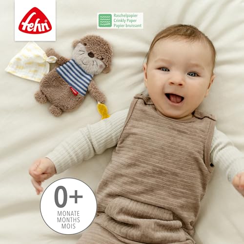Detalle de Fehn Knister-Otter Theo – Activity-Rascheltier zum Greifen & Lauschen