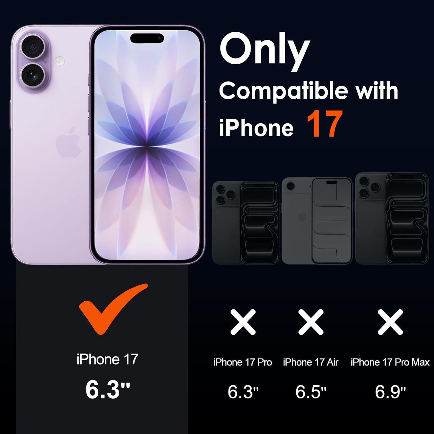 Detalle 2 de ivoler 3-in-1 Case for iPhone 17 6.3-inch