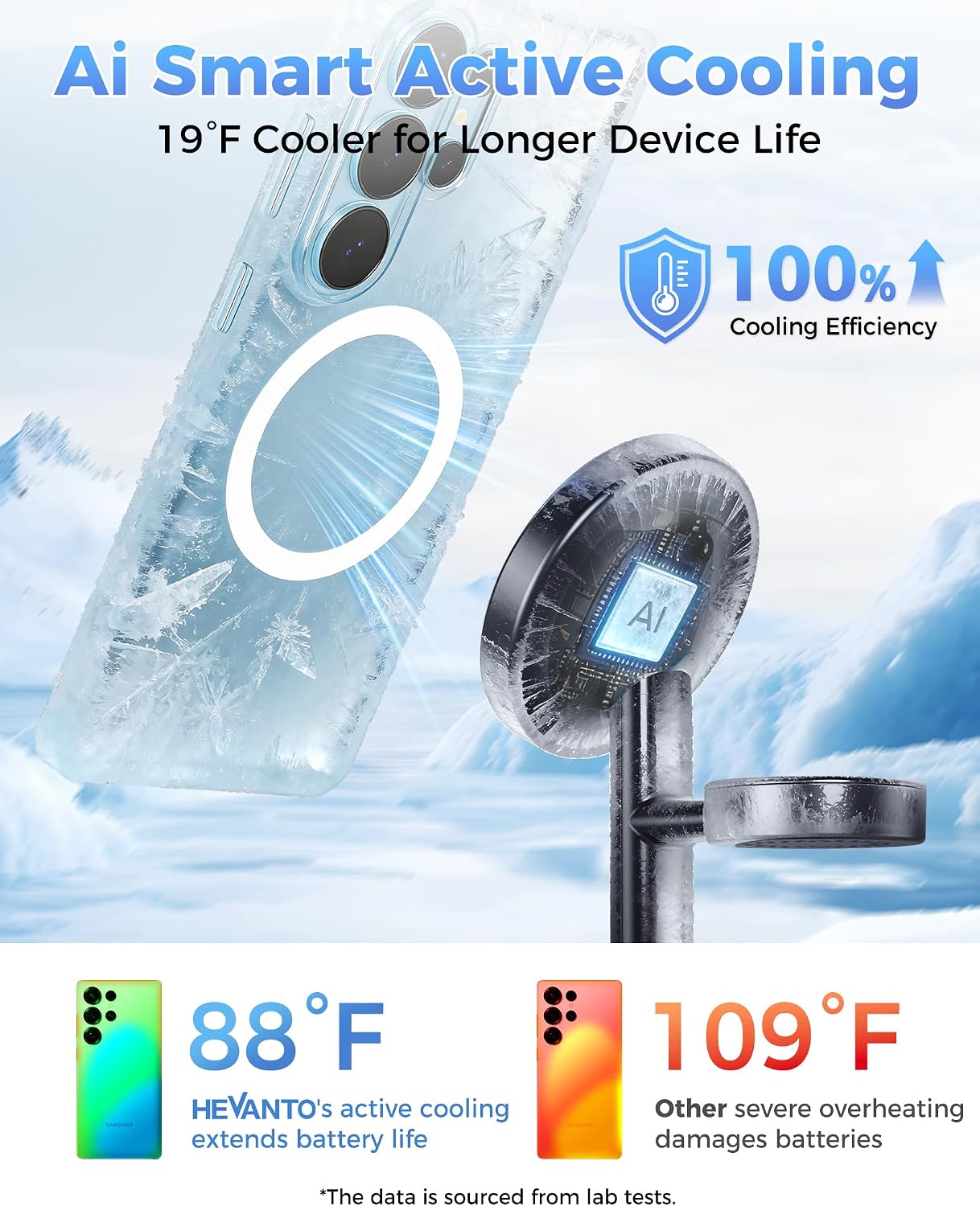 Thumbnail 3 de Hevanto 3-in-1 Wireless Charger for Samsung Galaxy (15W MagSafe)