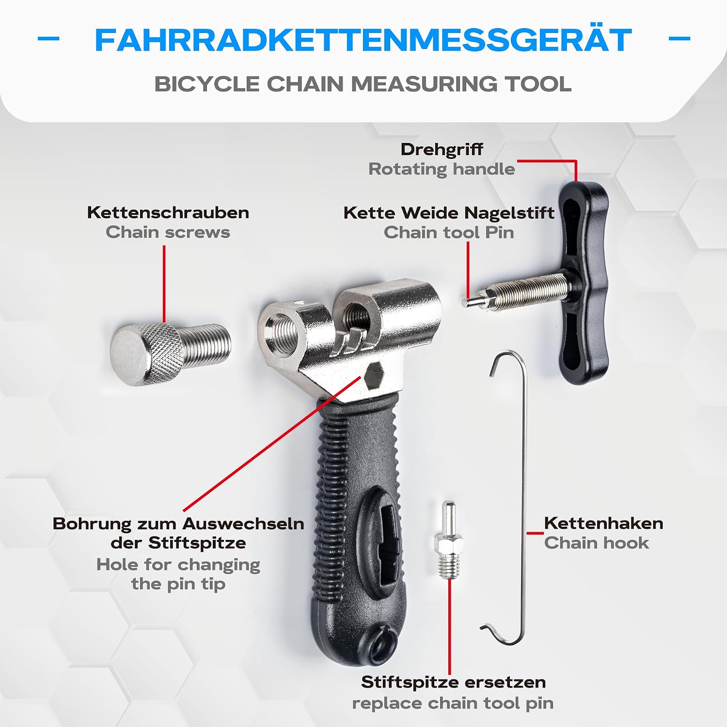 Thumbnail 5 de WATSABRO Kettennieter Fahrrad Set für 6-12