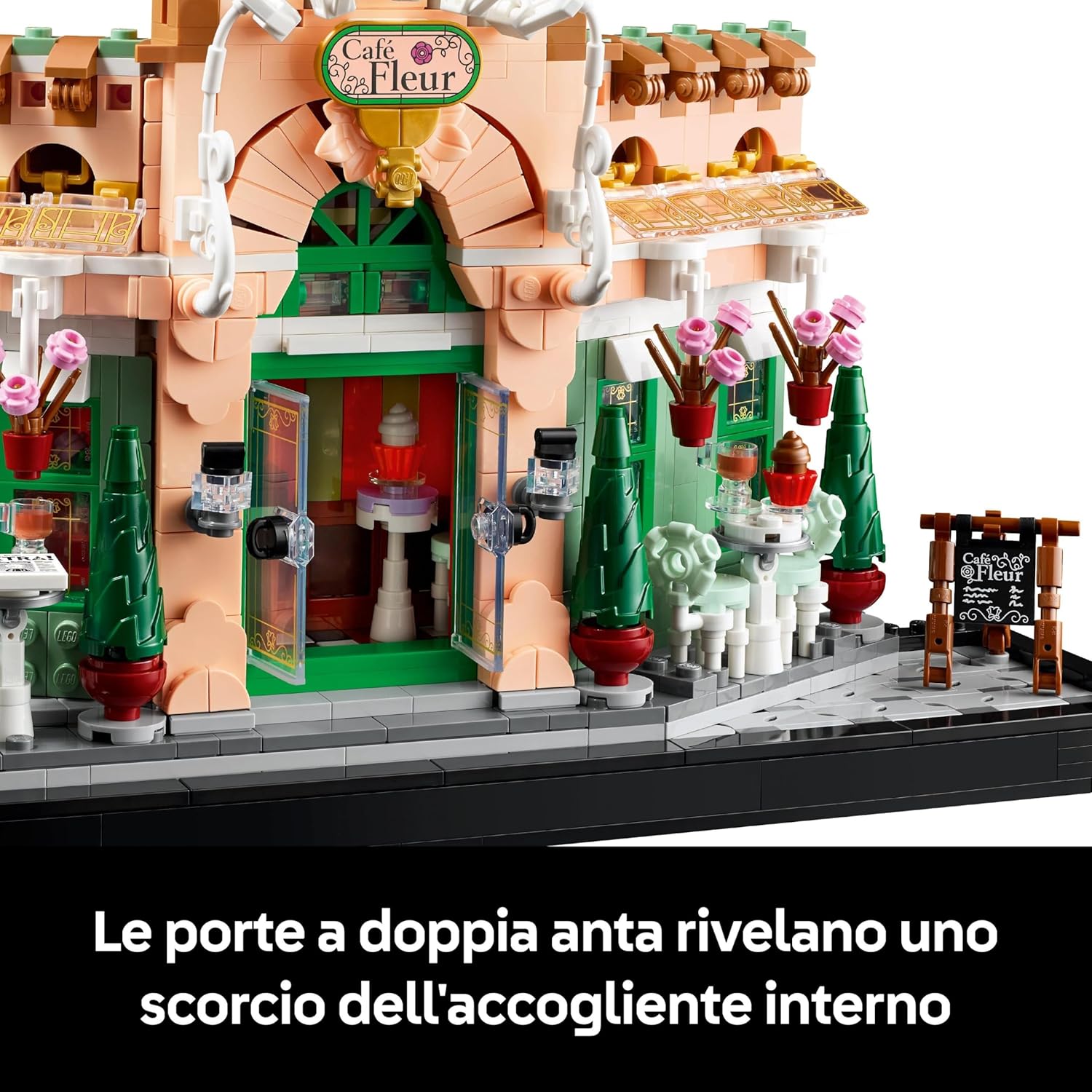 Thumbnail 5 de LEGO Icons Café Francese 10362 – Kit di modellismo fai da te per adulti, decorazione in miniatura elegante