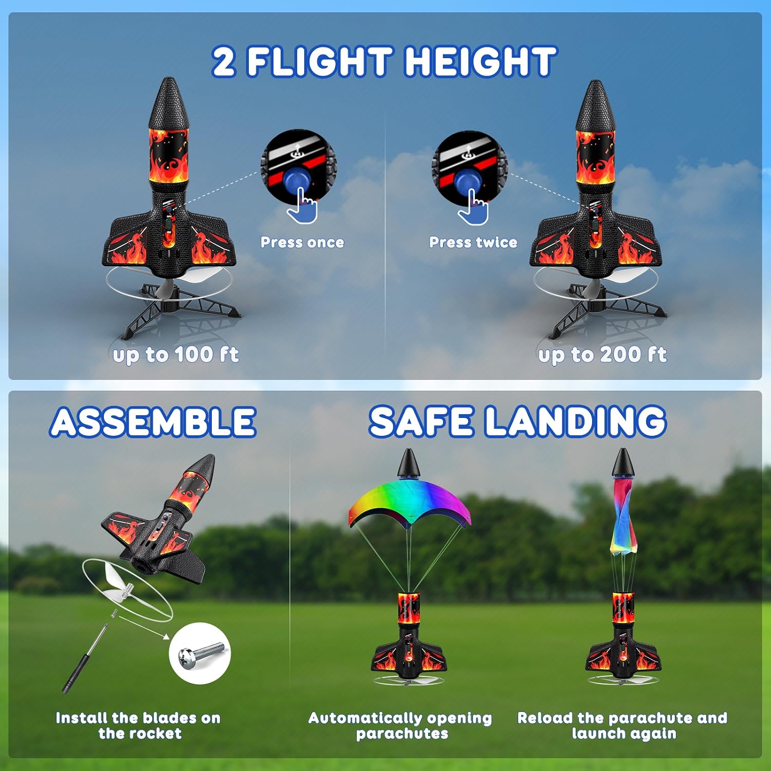 Thumbnail 2 de Rocket Launcher 200 Feet Altitude