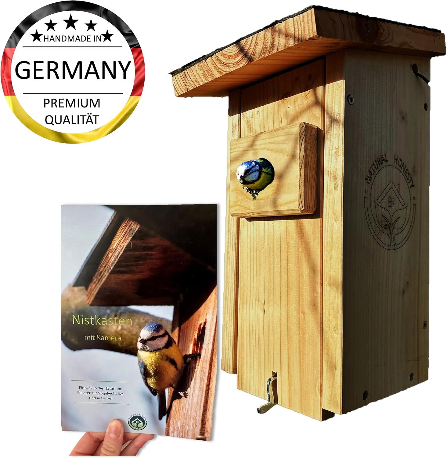 Detalle 1 de Vogelnistkasten mit Kamera Live Stream 3 MP