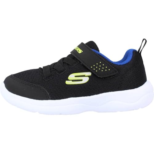 Detalle 2 de Skechers Skech-stepz 2.0 Mini Wanderer: sneakers slip-on per bambini e ragazzi (Nero/Blue Lime, 28 EU)