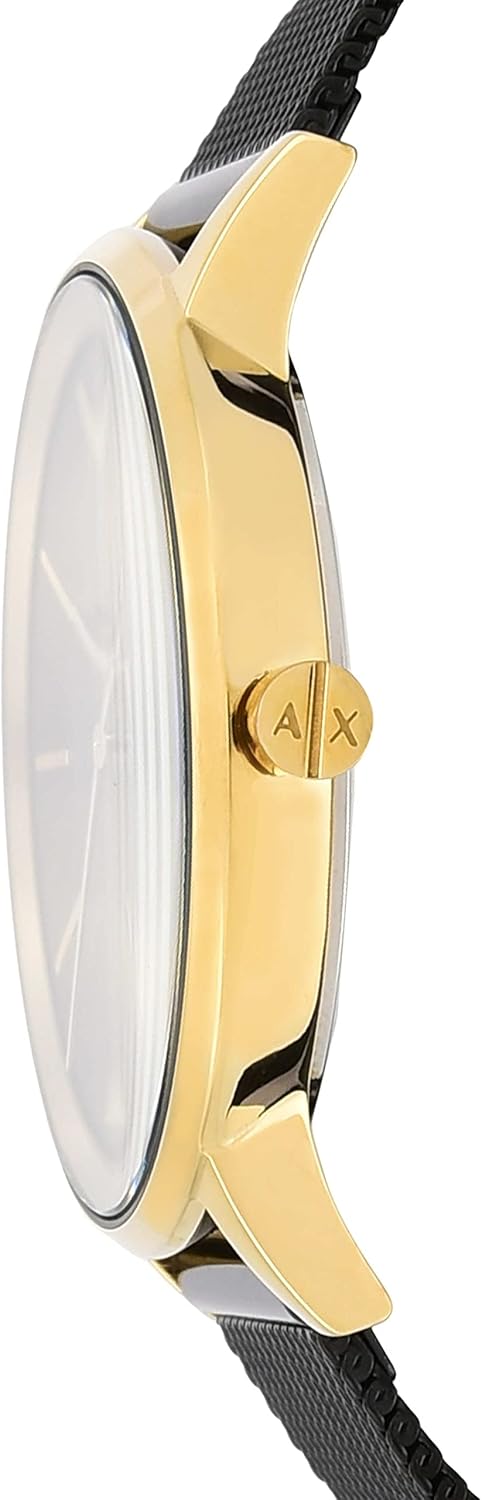 Thumbnail 3 de Armani Exchange AX5548 : montre femme à quartz trois aiguilles, boîtier 36 mm doré en acier inoxydable