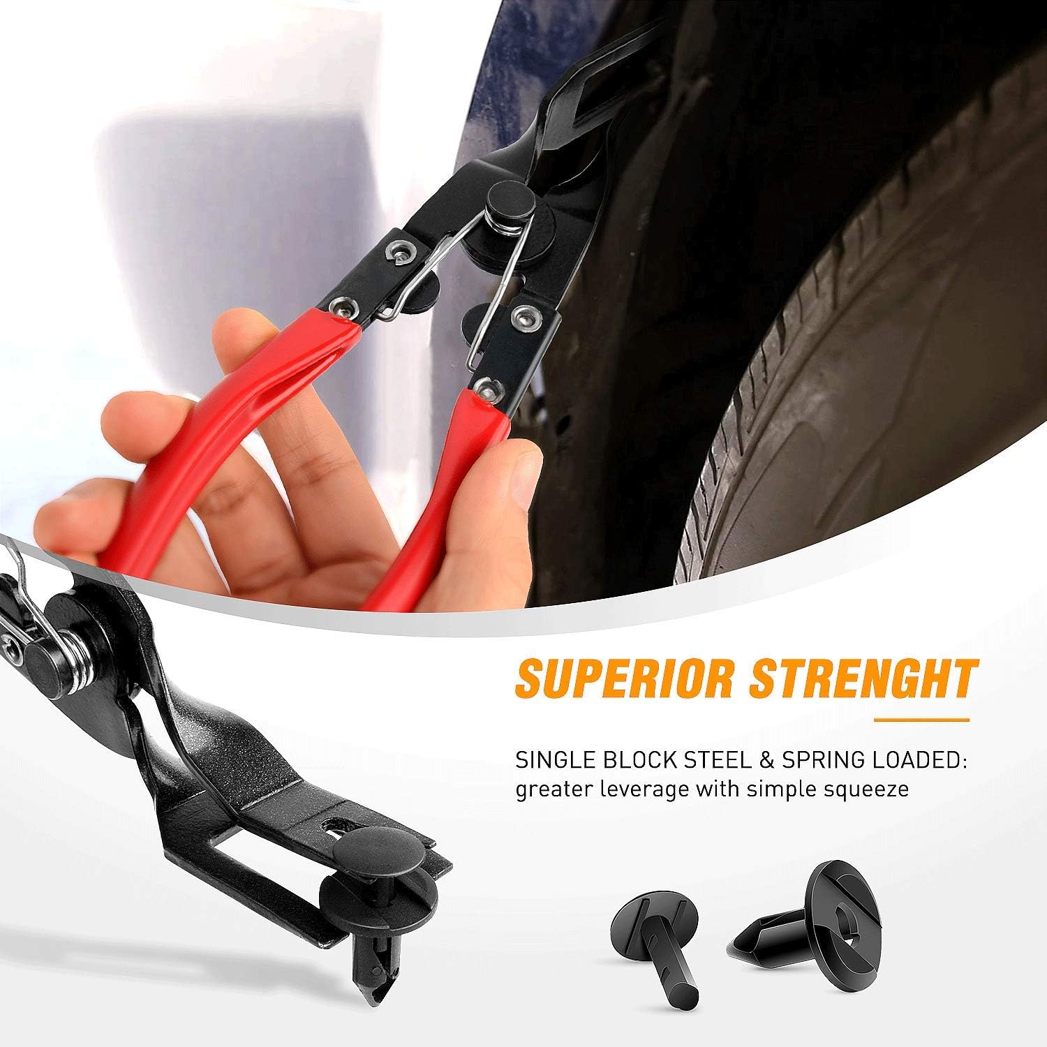 Thumbnail 3 de GOOACC 3 Pcs Clip Pliers Set for Auto Upholstery
