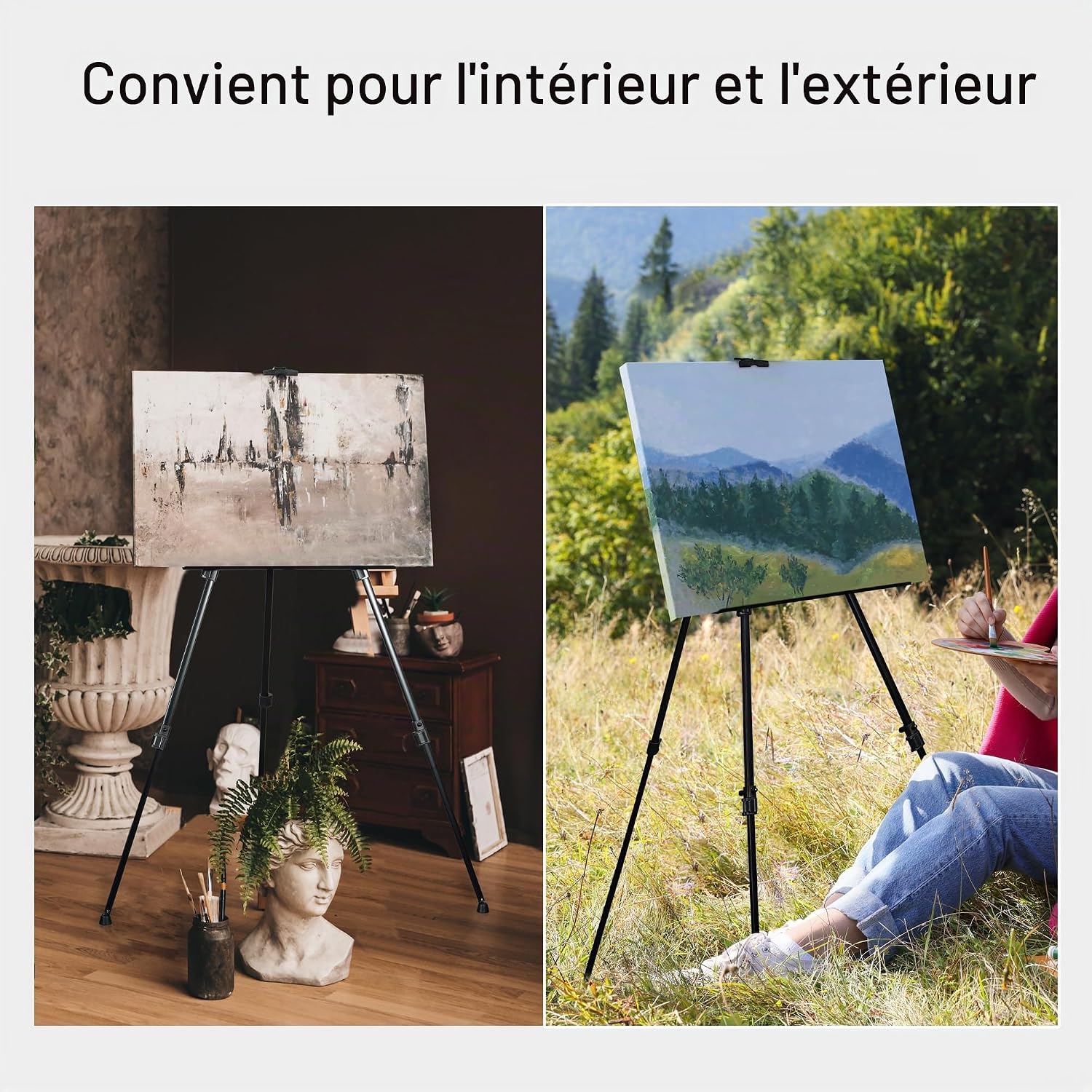 Thumbnail 6 de ARTIFY 1Easel-66M verstelbare schildersezel van aluminium, 56-167 cm