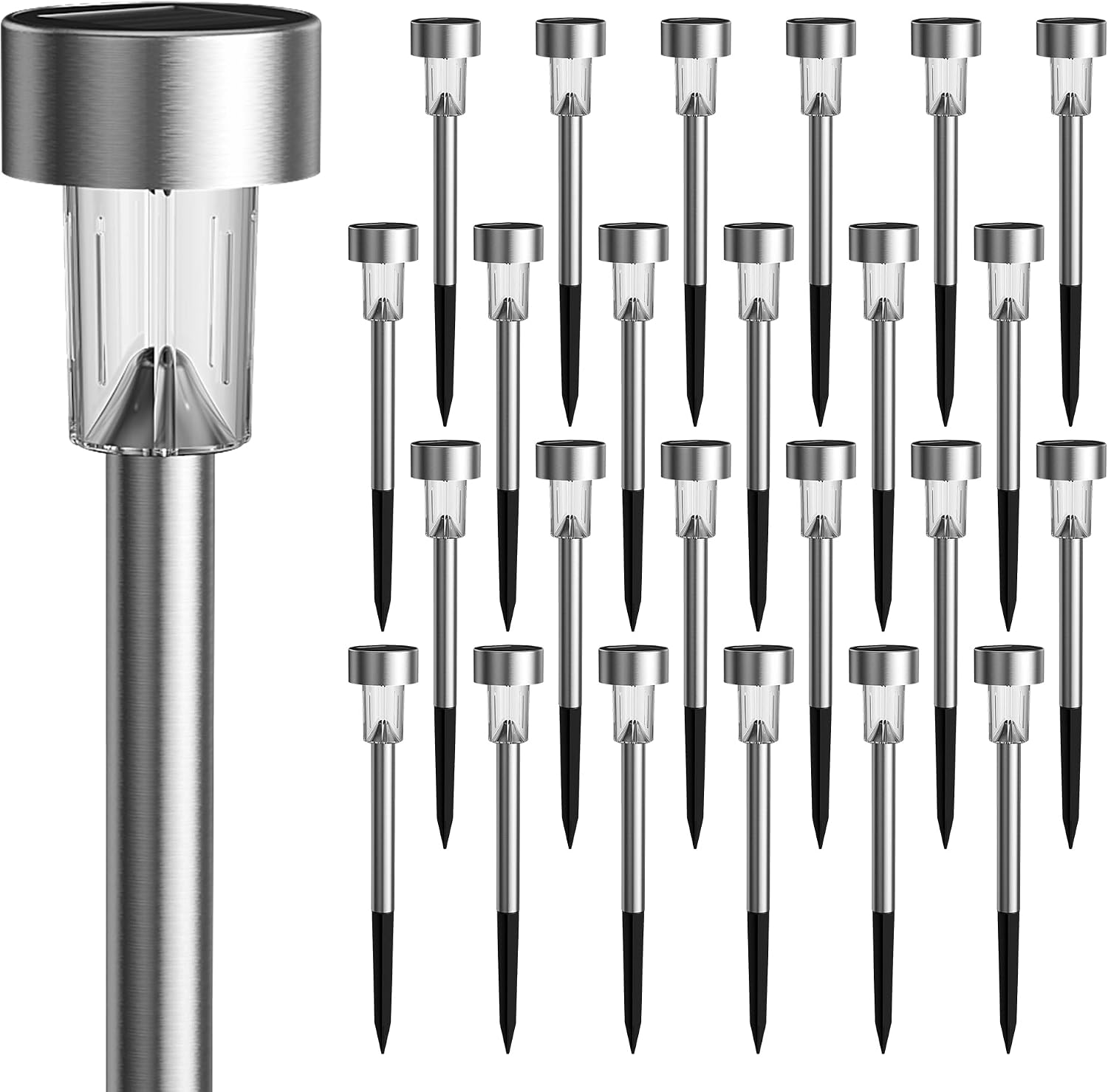 Thumbnail 6 de GIGALUMI Solarlampen für außen – 12 Solar-Wegleuchten für Garten, Balkon & Terrasse (Farbwechsel)