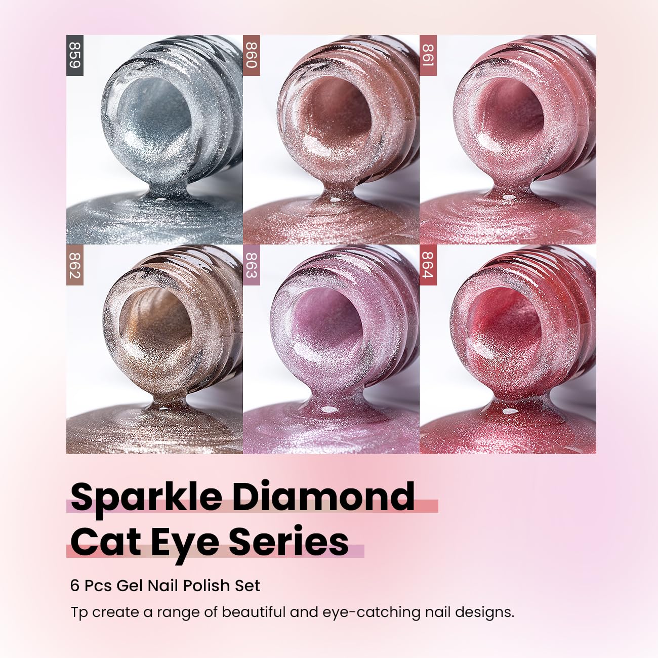 Detalle 2 de RARJSM Cat Eye Gel Polish Set ⚡