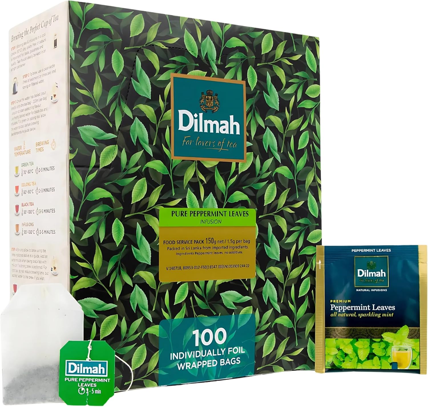 Thumbnail 1 de Dilmah — 100 sachets de thé Ceylan, qualité supérieure