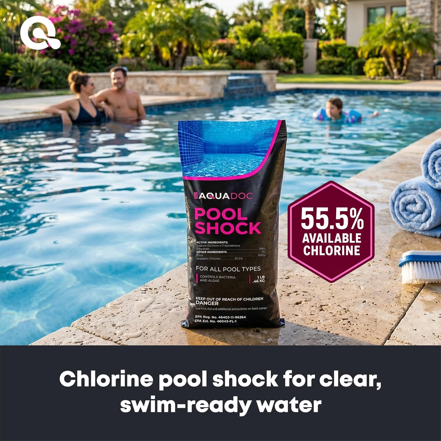 Thumbnail 1 de AquaDoc Pool Shock Granules 10 lb