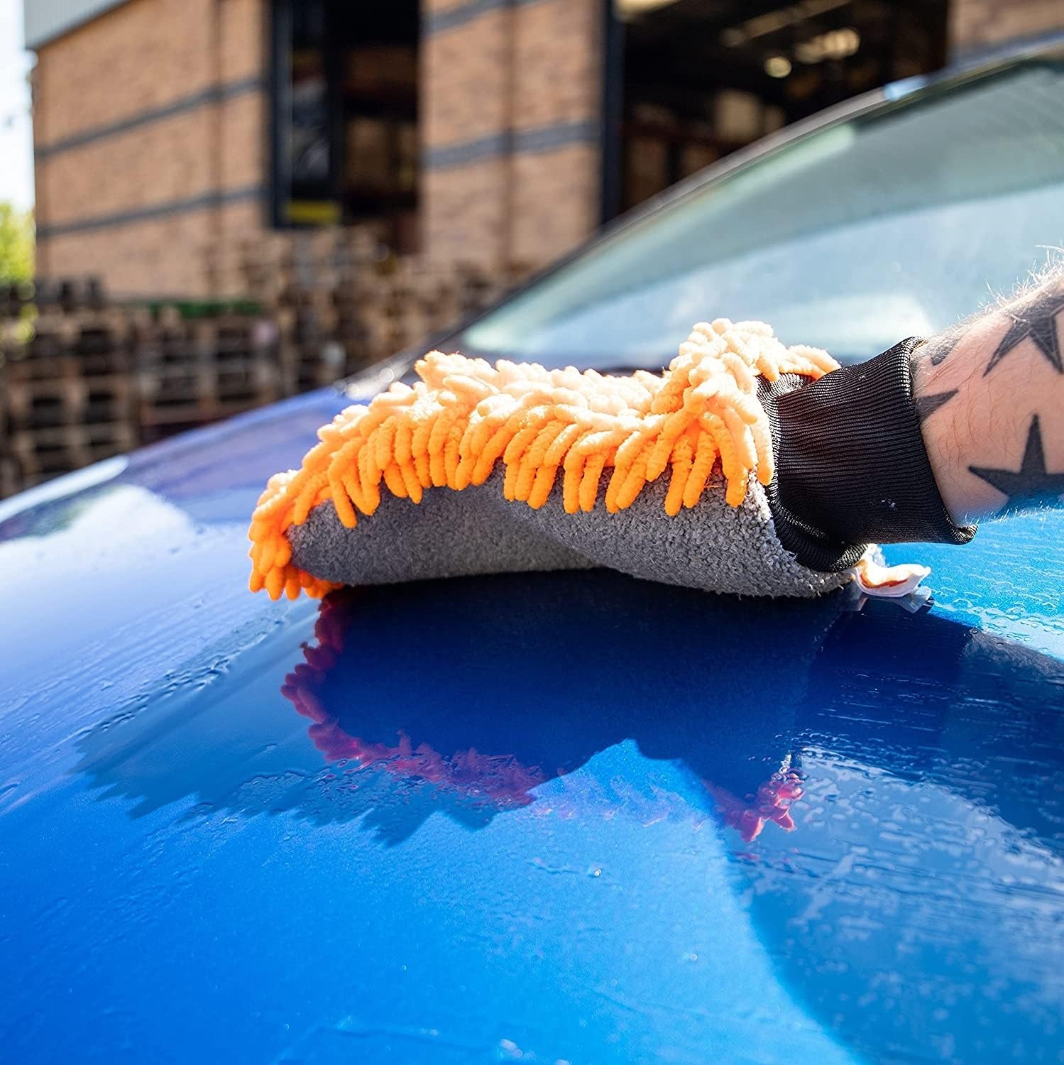 Thumbnail 6 de Meguiar's Hybrid Wash Mitt – Beidseitiger Mikrofaser Waschhandschuh (X210200EU)
