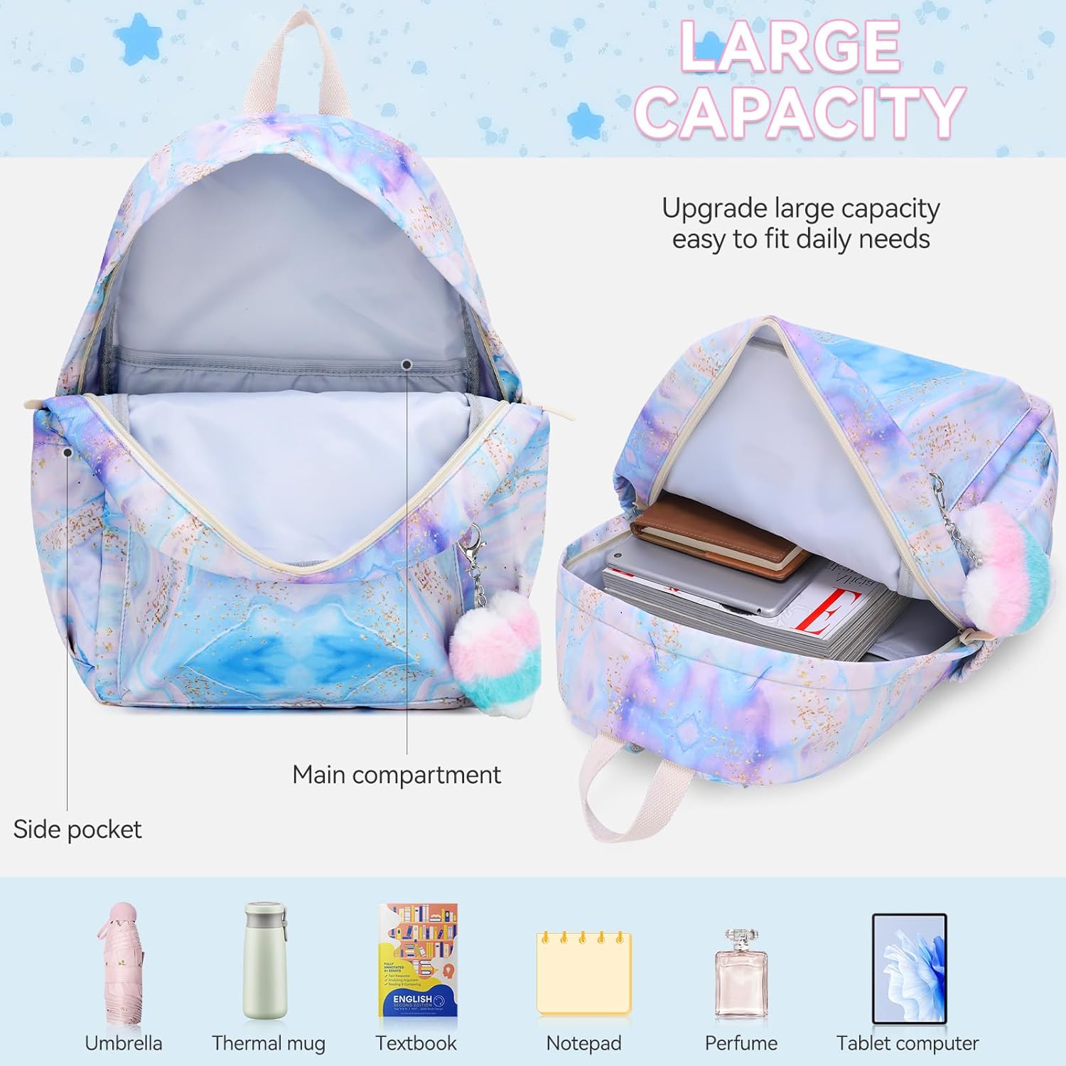 Thumbnail 2 de SUN EIGHT 18-Inch Laptop Backpack for Women – Casual, Waterproof Daypack