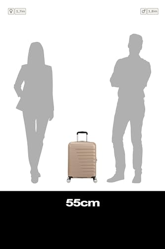 Thumbnail 10 de American Tourister Flashline Spinner 55: Maleta rígida de mano (55 x 40 x 20 cm) en Dorado Marfil