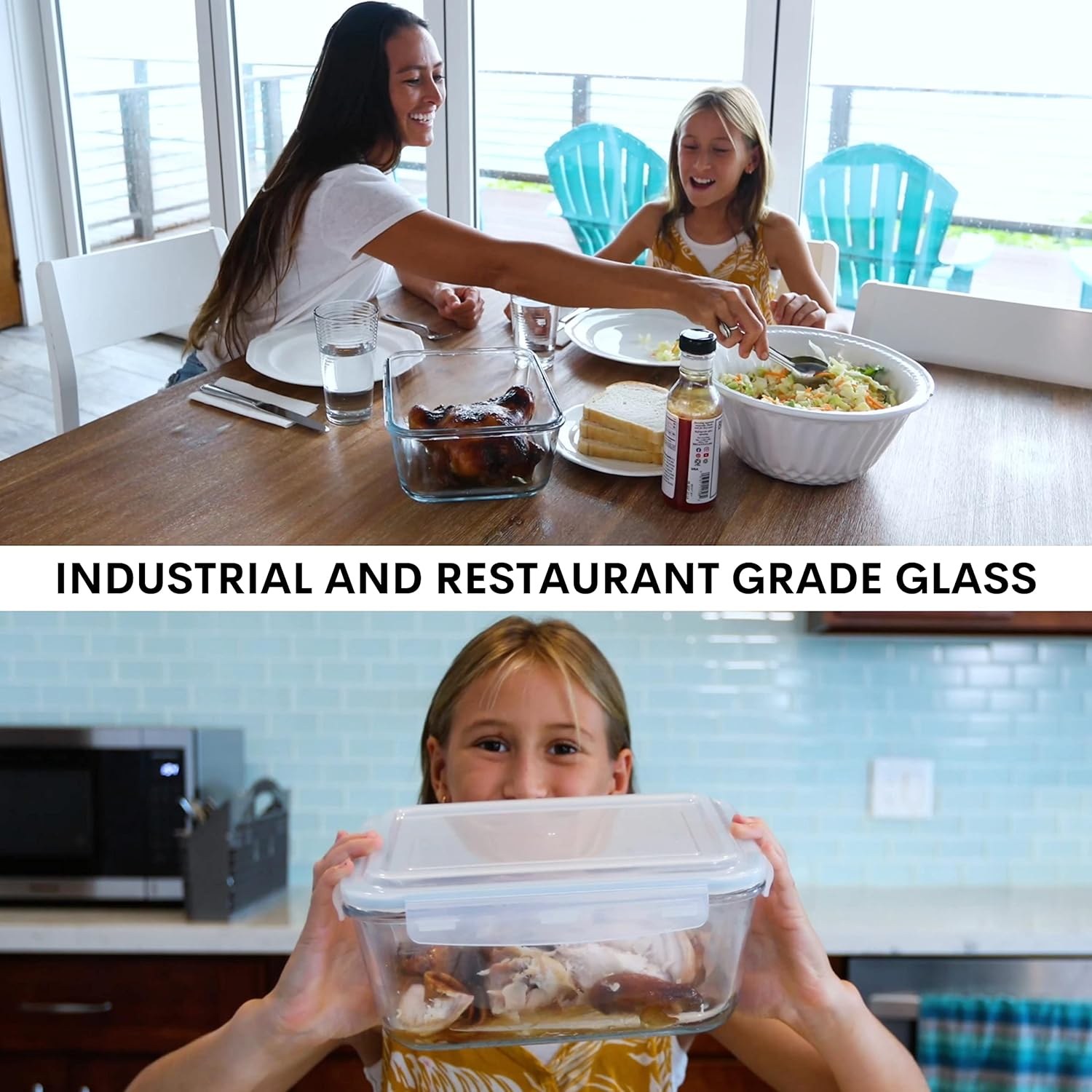 Thumbnail 4 de Razab 3300 ml Glass Food Storage Container 🍱