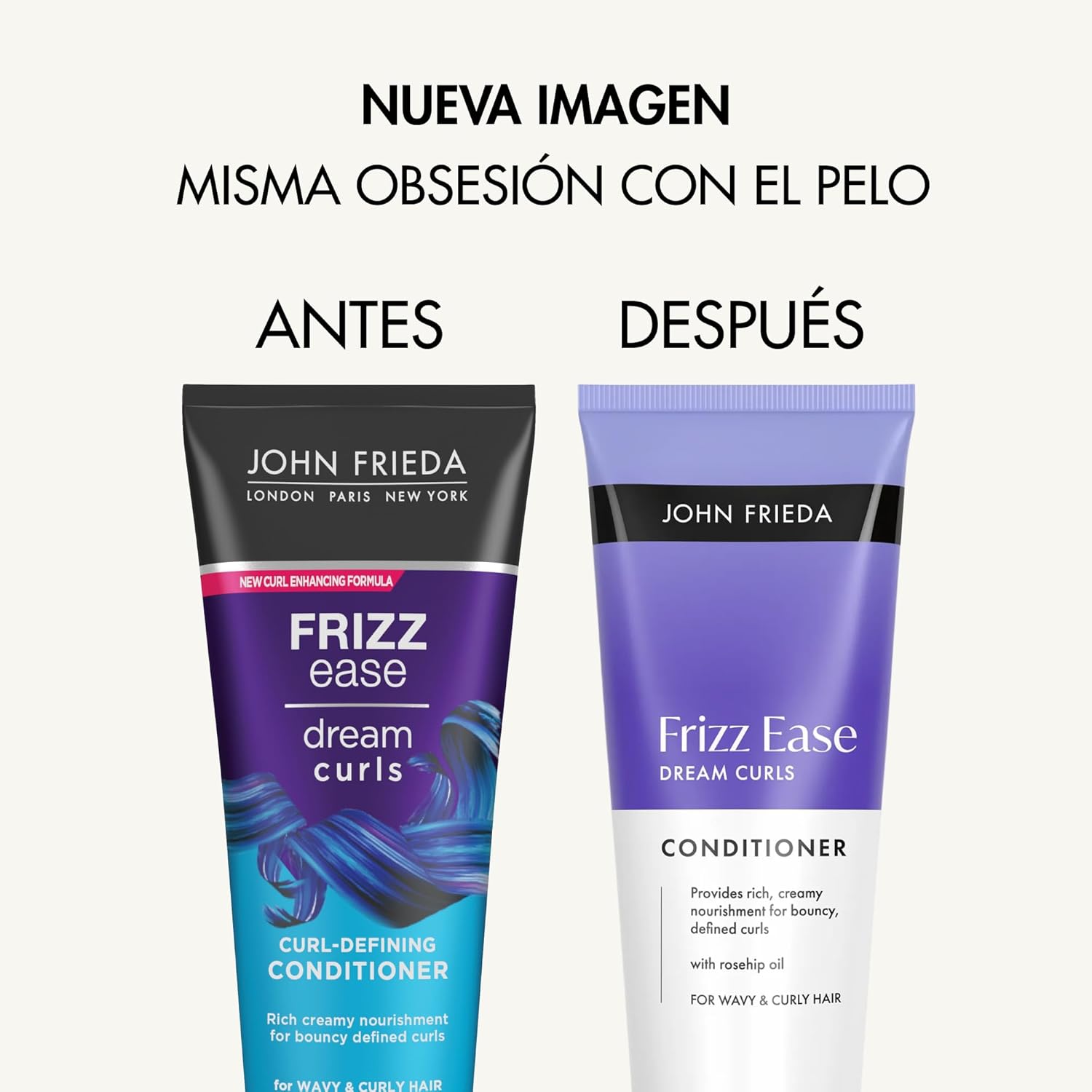 Detalle de John Frieda Frizz Ease Dream Curls Après-shampoing – Soin définissant pour boucles