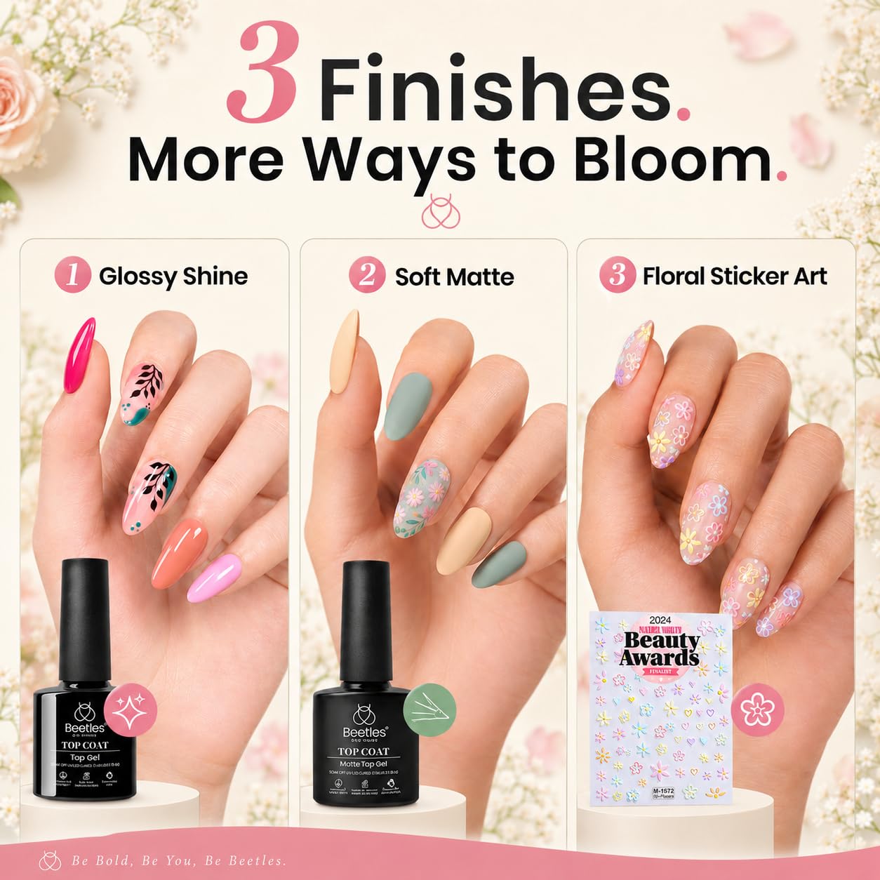 Detalle 1 de beetles Spring Gel Nail Polish Set 36 Colors